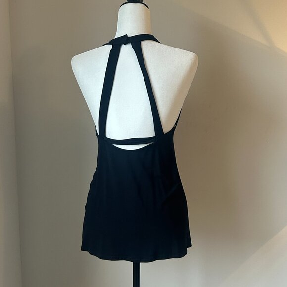 Dainty Hooligan Black Halter Tank Top – Size Medium - Picture 3 of 3